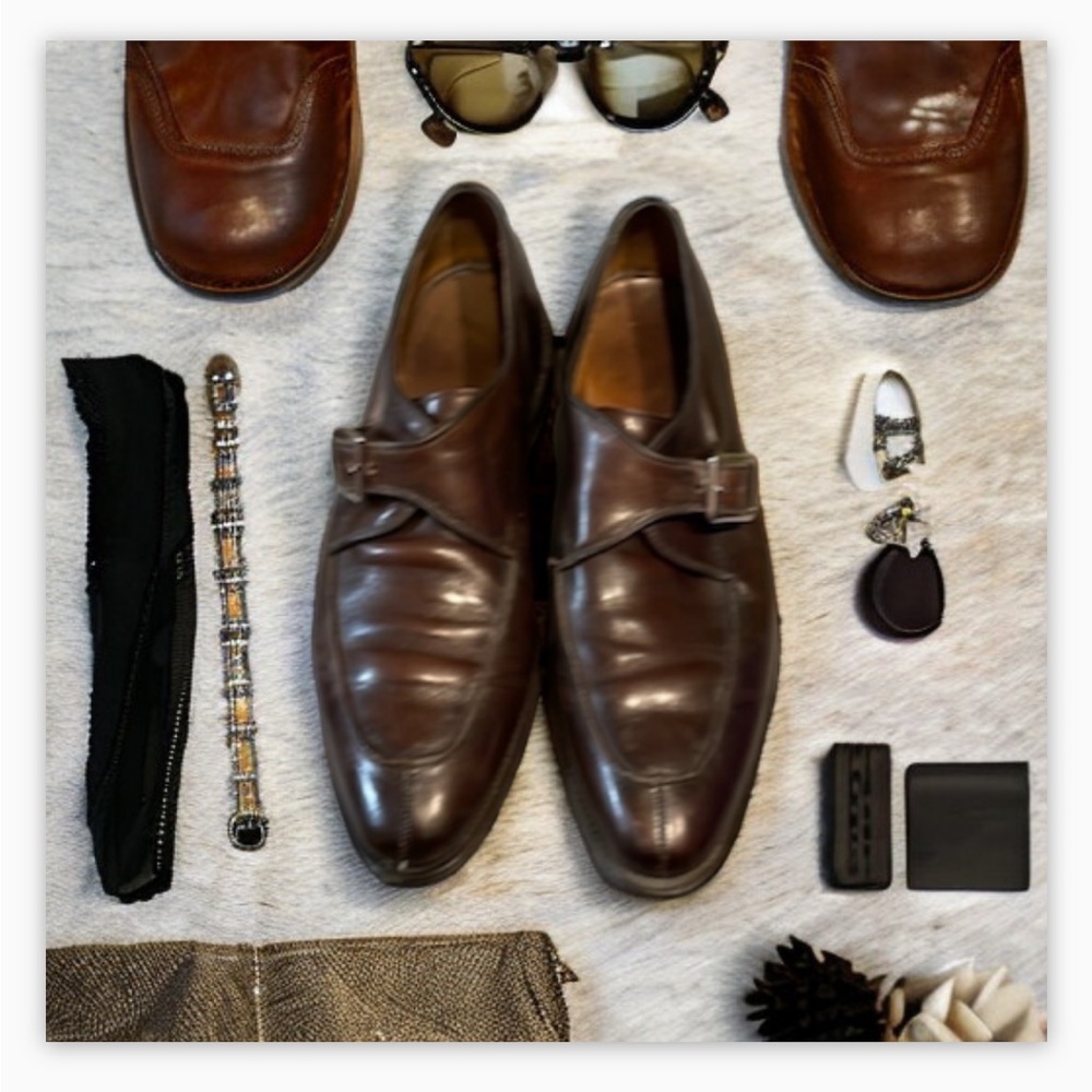 Allen Edmonds Thayer Brown
Monk Strap Oxford Shoes Sz 10 B-EUC-Amazing !…